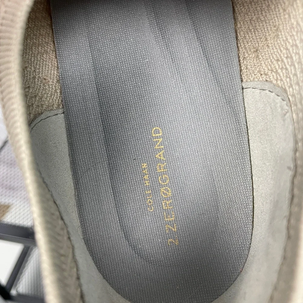 Cole Haan 2.Zero Grand Stitchlite Oxford Gold & Tan Sneakers Size 9
